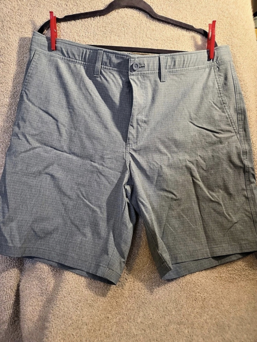 Goodfellow & Co Men's Flat Front Shorts in Blue Waist 38